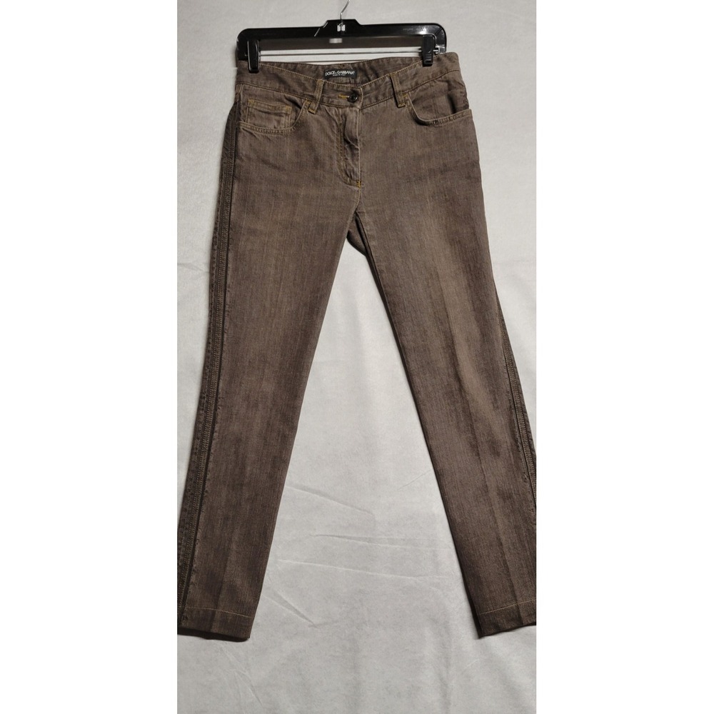Faded Brown Dolce & Gabbana Jeans Size 40